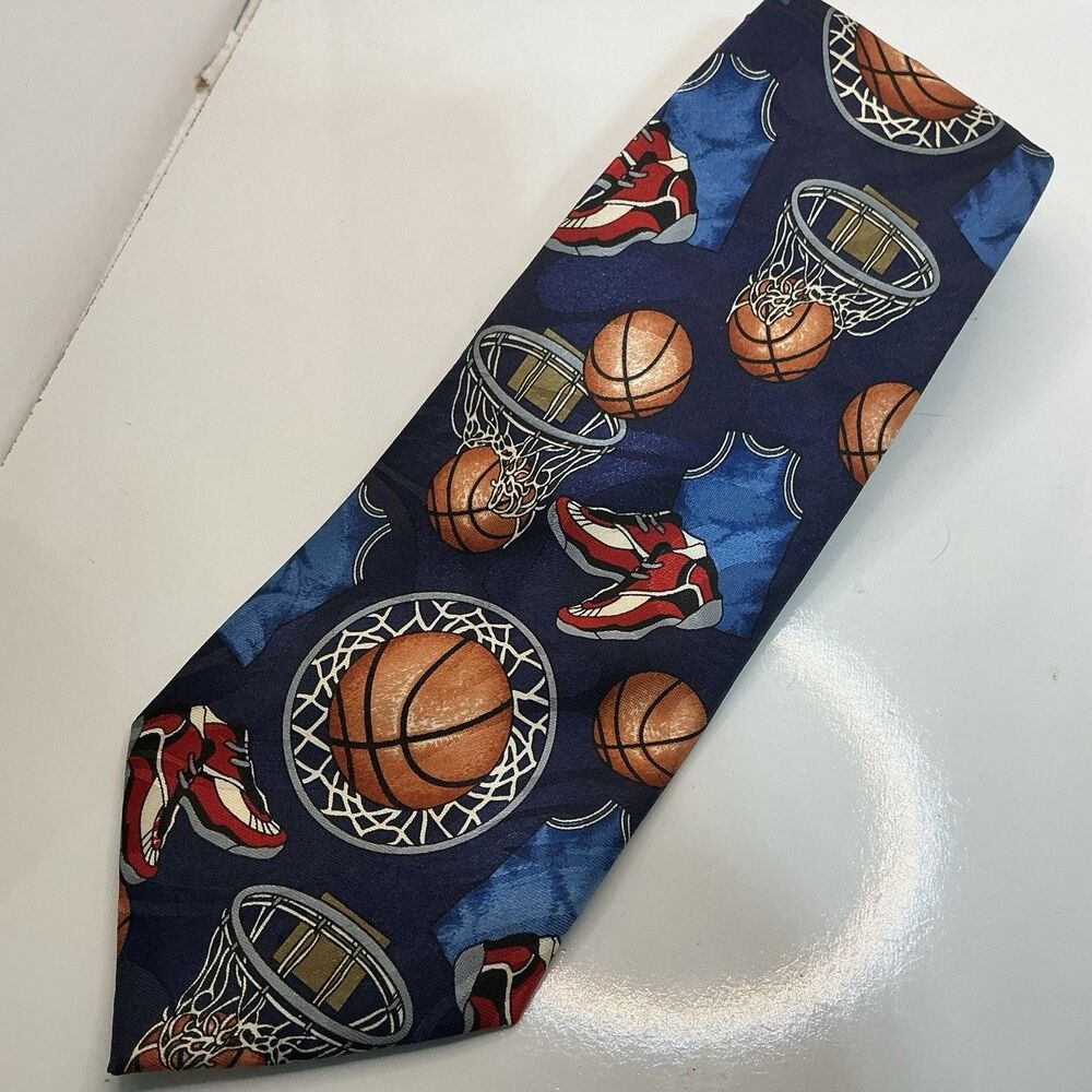 Steven Harris Basketball Necktie Men’s Navy Blue Basketball Shoes Hoops Handma